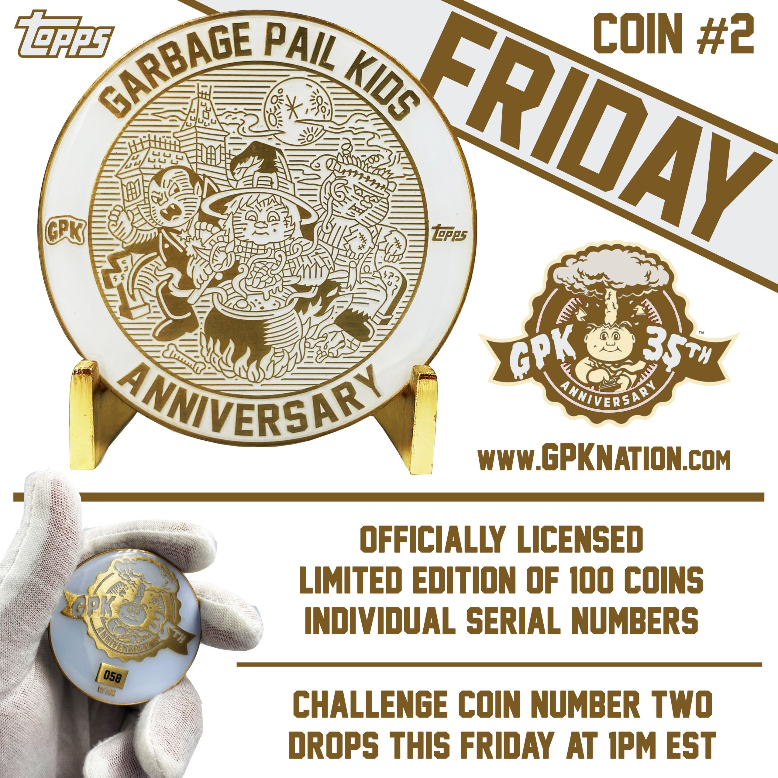 Garbage Pail Kids Challenge Coin #2 Announced for Friday | GPKNews.com