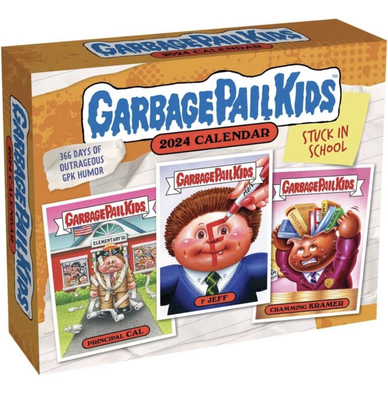 Garbage Pail Kids 2024 Calendar Images and Theme Revealed